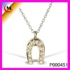 Charm alloy crystal pendant