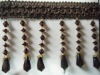 Wholesale Tassel fringe with bead trim