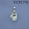 YCP1770 Fashion Silver Shoe Charm