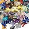 Wholesale Fashion acrylic beads,assorted colors, 10x8mm butterfly!!