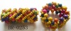 Wholesale colorful wood beads bracelet