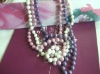 Wholesale 2011 fashion kids AB color beaded necklace