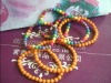 Wholesale 2010 NEW FASHION COLORFUL PLASTIC BEAD BANGLE