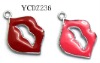 Wholesale YCDZ236 Red Mouth Charms