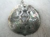 Wholesale fashion red double fish shell charms