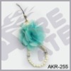 Wholesale beautiful fabric flower charm