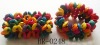Wholesale colorful wood beads bracelet
