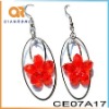Wholesale 2011 Flowers Shape Crystal Bead Earrings