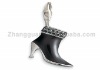 Wholesale Fashion Alloy Crystal Shoes Charms
