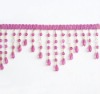 Wholesale Wave-like Beaded Tassel Fringe