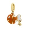 Wholesale C628 sealife fish enamel clip on clasp charm