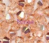 Wholesale Faceted Crystal Bicone Beads Light Peach AB 5301 For Swa
