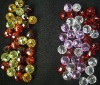 Wholesale Cubi Zircon assort color faceted round beads 10mm