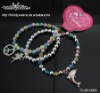 Wholesale FASHION STRETCH BEADED BRACELET SET FOR KIDS IN 7.5 "