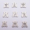 Wholesale Unique metal zodiac charms