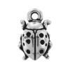 Wholesale Antique silver ladybug charms