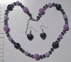 Wholesale charm and fashion assorted faceted glaze and glass beads designer long costume bead necklaces set