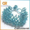 Wholesale 2011 European and American fashion charm bracelets beaded crystal jewelry