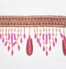 Wholesale Fashion Wave-like Beaded Tassel Fringe