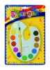 Wholesale 14pc Paint Set W/Brush - A07673