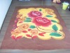 Wholesale polar fleece basket and flower blanket