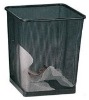 mesh wire basket trash bin