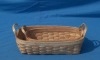 Oval wood chip basket
