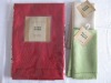 Wholesale table linen,unique laser cut,slubby yarn fabric