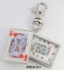 Wholesale Watch key chain, playing card
