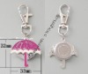 key chain watch,alloy with enamel
