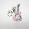 Wholesale 2011 latest fashoan key chain watch- pink guitar