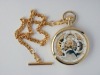 Wholesale pocket watch with brass chain