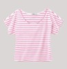 Wholesale women simple style round neck cotton t-shirt top
