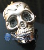 Skull face pocket watch