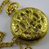 [HB9004C] New Lovely antique ladies pocket watches ladies Pendant Golden Hollowing pocket watch with chain