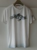 Wholesale white cotton print t-shirt
