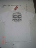 Wholesale 60/40 CVC print round neck men's T-shirt