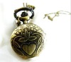 Wholesale Vintage unique elegant pocket watch necklace