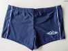 Wholesale Marine blue men swimwear with logo print