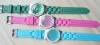 Wholesale Silicon watch,colorful chain watch
