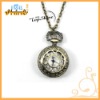 Wholesale Fashion Alloy Unique Chain Flower Shape Quartz Watch Necklace D00559o
