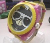 Wholesale graffiti watch,fashion catrtoon watch, colorful korea watch
