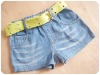 Wholesale fashion ,cute and short children jean