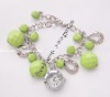 Wholesale watch bracelet,iron chain with acrylic bead