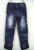 Wholesale mix style child brand stock fashion jeans
