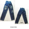 Wholesale stock children jeans trousers /children jeans pants stock