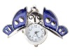 Wholesale Fashion digital watch keyring butterfly pocket clock key ring promotion souvenir keyfob cute key chain cute key chain keychain