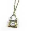 Wholesale Bag shape watch necklace NKE8027