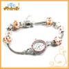 Wholesale Colorful Glass Bead Bracelet Bead Chain Wrist Watch 030584