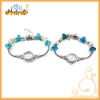 Wholesale Colorful Bead Bracelet Bead Chain Wrist Watch 030588